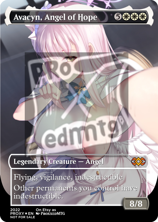Avacyn, Angel of Hope Sexy Proxy in flavor A by ProxxedMTG